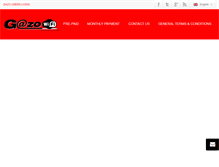Tablet Screenshot of gazo-wifi.net